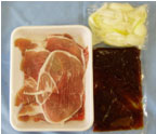 豚　生姜焼きセット　完成イメージ